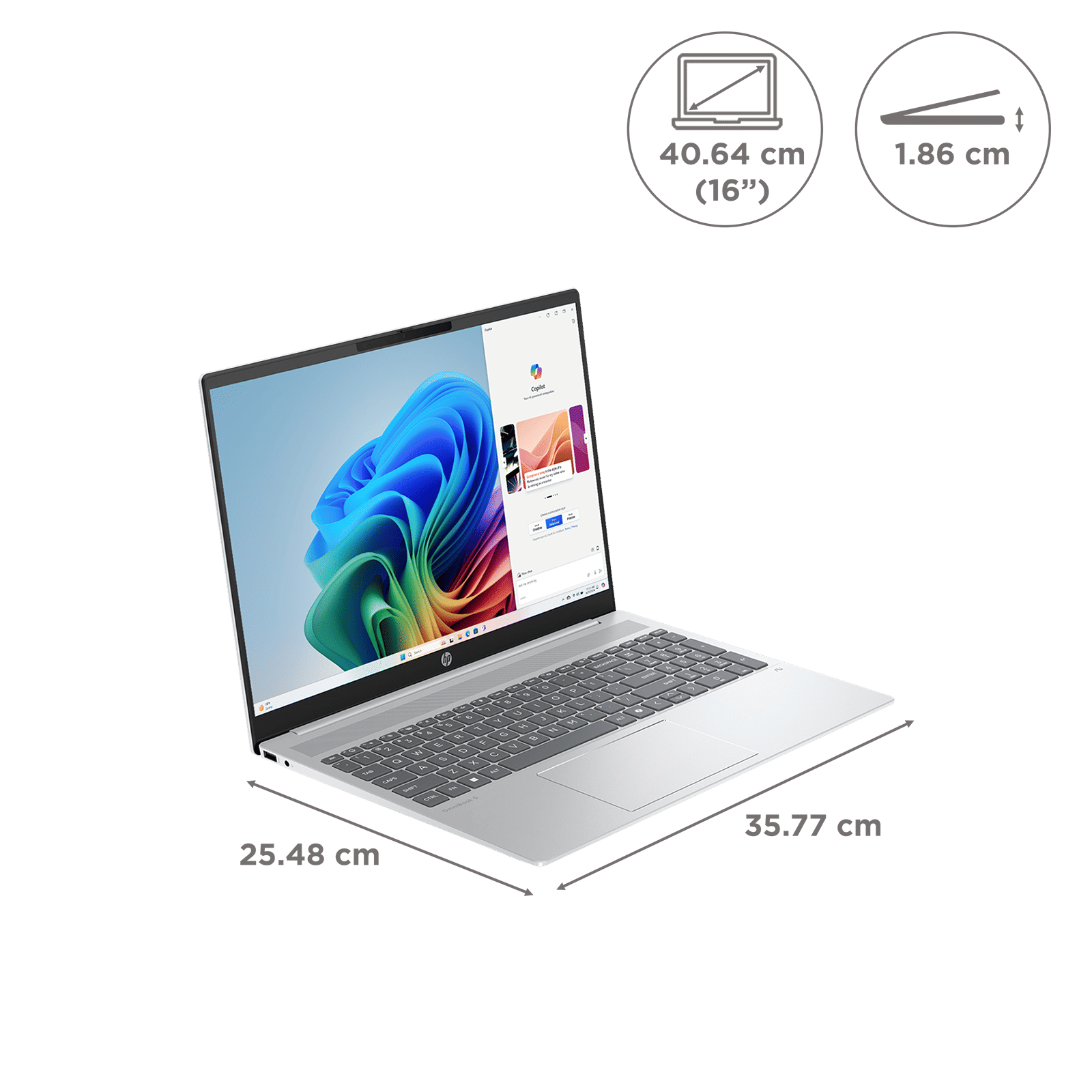 Buy HP OmniBook 5 16-ag1037AU AMD Ryzen AI 5 Thin & Light Laptop
